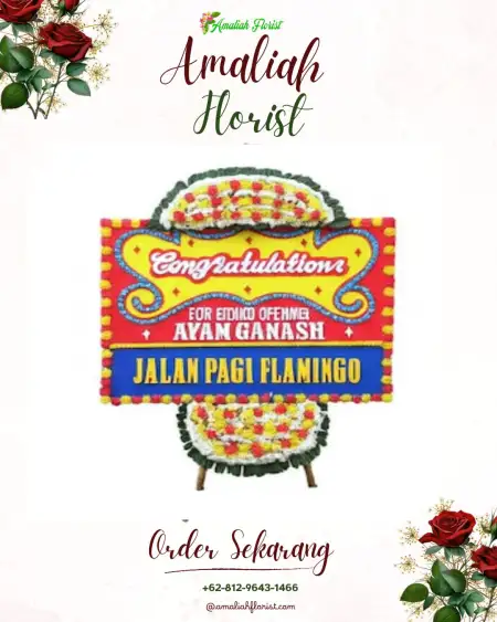 Sewa Papan Bunga Bersole